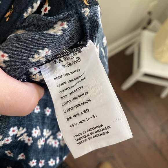 Faithfull x Anthro wrap top tag says large - Picture 3 of 5